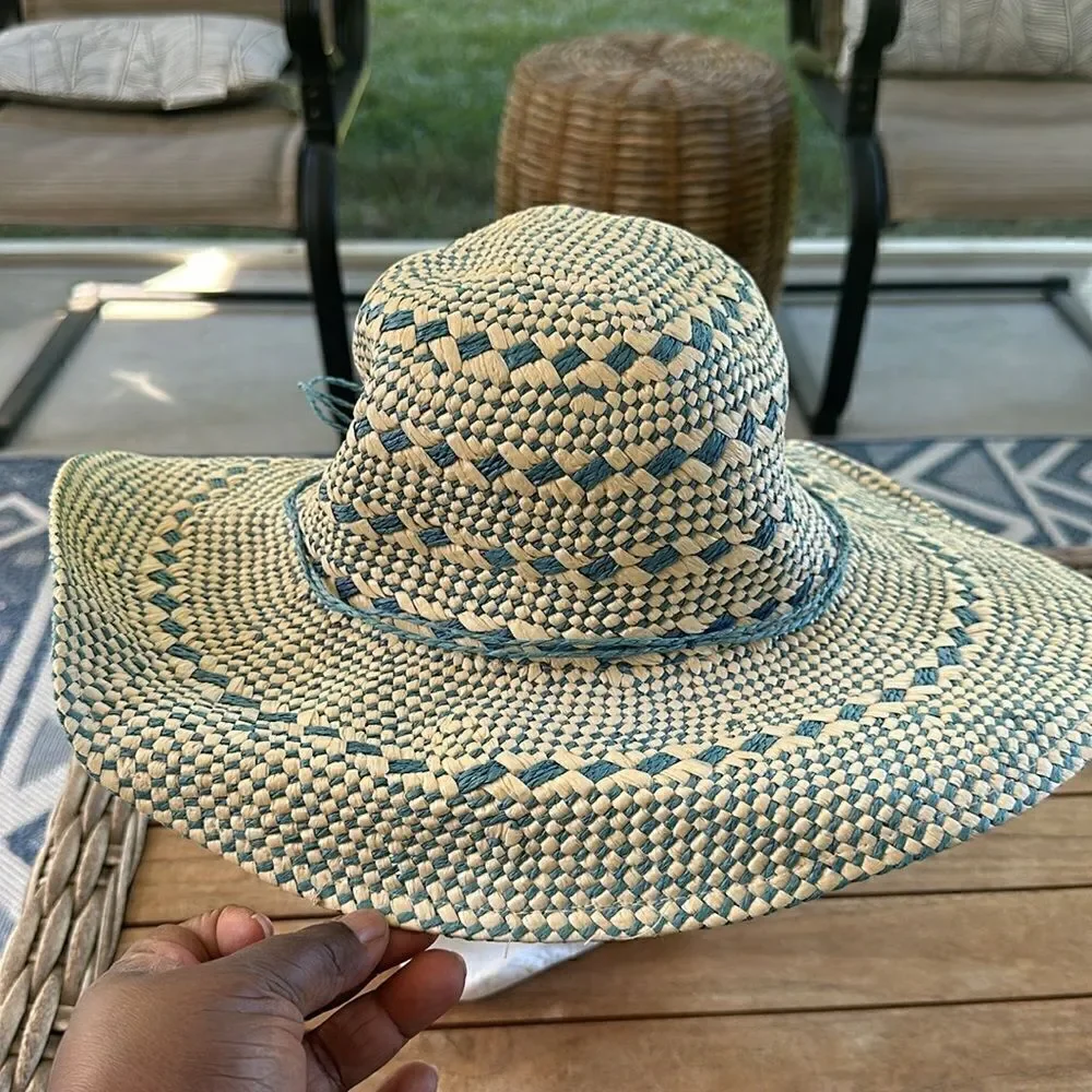 Royal Resortwear Paper Wide Brim Hat 58cm